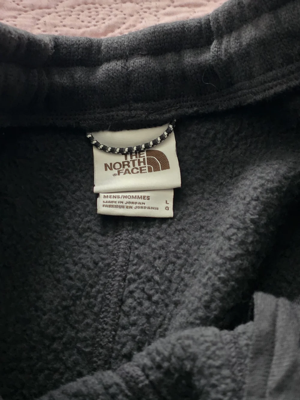 The North Face Men's Black Fleece Joggers with Zipper Pockets